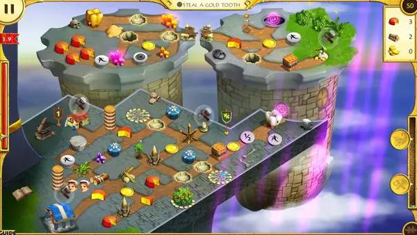 Иллюстрация уровня 12 Labours of Hercules XV  Little Big Adventure с деталями окружения