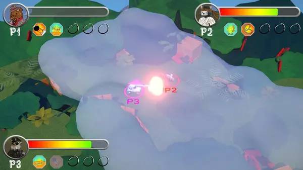 Иллюстрация уровня A-Vroom! с деталями окружения