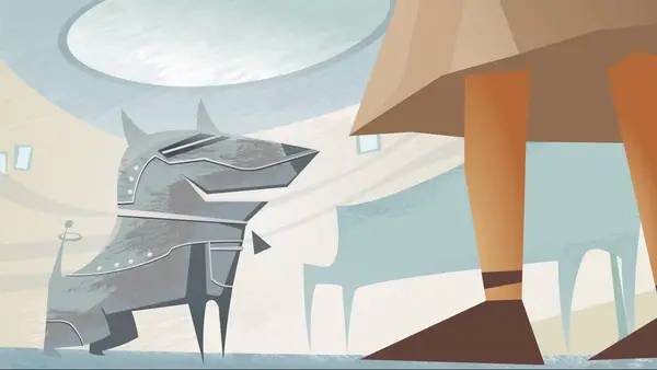 Иллюстрация уровня A Virus Named TOM с деталями окружения