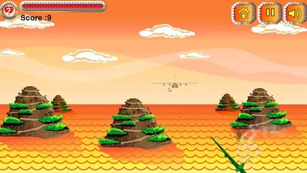 Иллюстрация уровня AA Touch Gun! с деталями окружения