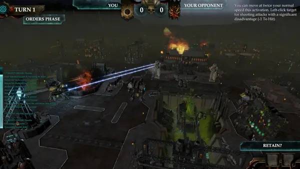 Иллюстрация уровня Adeptus Titanicus Dominus с деталями окружения