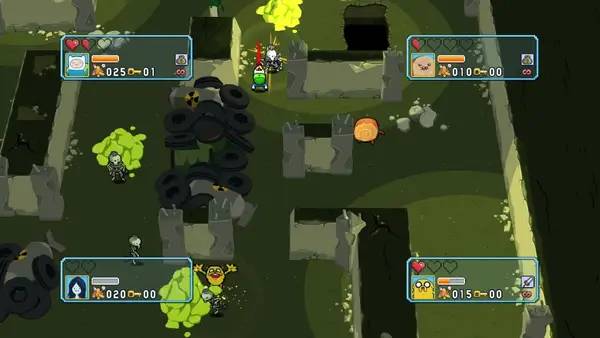 Иллюстрация уровня Adventure Time  Explore The Dungeon Because I DON’T KNOW! с деталями окружения