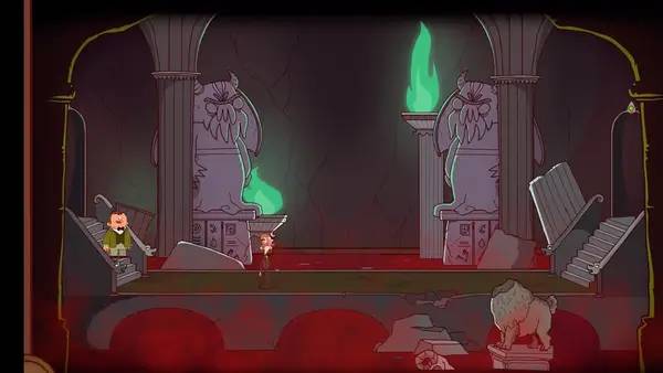 Иллюстрация уровня Adventures of Bertram Fiddle 2 A Bleaker Predicklement с деталями окружения