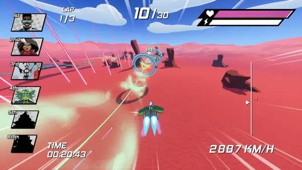 Иллюстрация уровня Aero GPX с деталями окружения