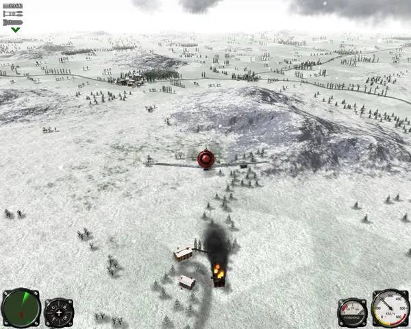 Иллюстрация уровня Air Conflicts  Air Battles of World War II с деталями окружения