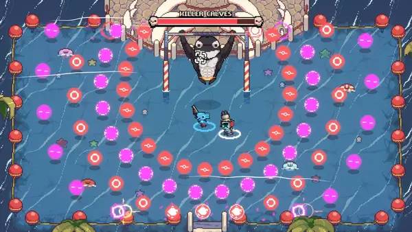 Иллюстрация уровня AK-xolotl Together с деталями окружения