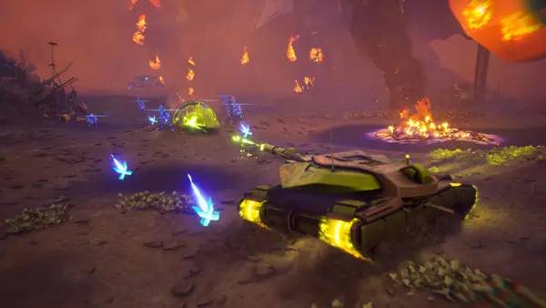 Иллюстрация уровня Akimbot с деталями окружения