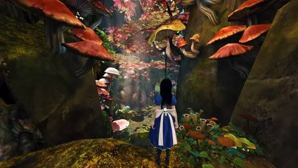 Иллюстрация уровня Alice Madness Returns с деталями окружения