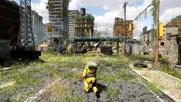 Иллюстрация уровня Alien AI с деталями окружения