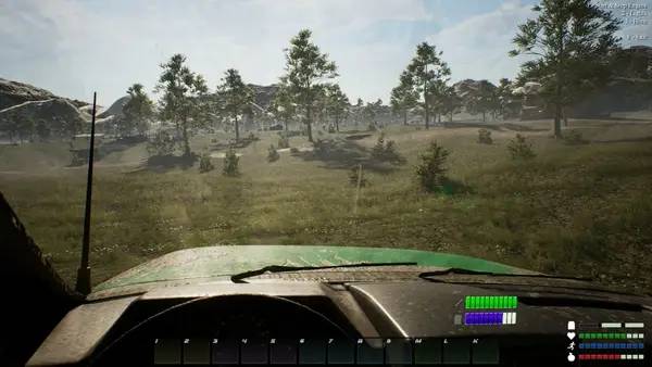 Иллюстрация уровня Alien Dawn с деталями окружения