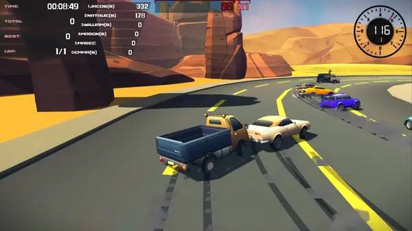 Иллюстрация уровня All To Race с деталями окружения