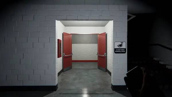 Иллюстрация уровня Alone in the Office с деталями окружения