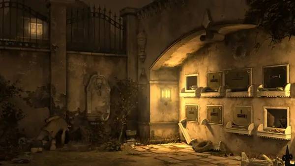 Иллюстрация уровня Alter Ego (2010) с деталями окружения