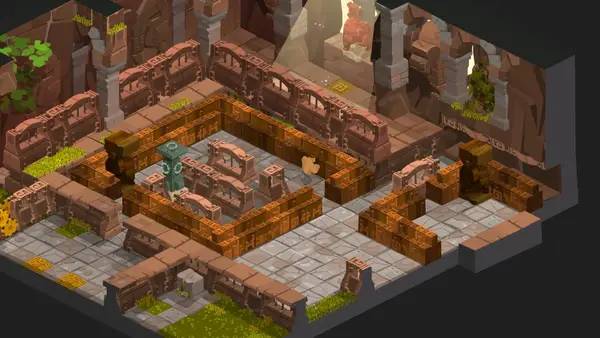 Иллюстрация уровня An Interesting Journey of Monsieur PAF с деталями окружения