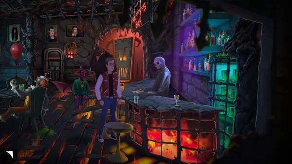 Иллюстрация уровня Angelo and Deemon  One Hell of a Quest с деталями окружения
