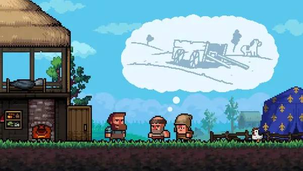 Иллюстрация уровня Anvil Saga с деталями окружения