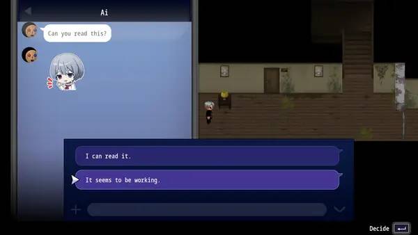 Иллюстрация уровня Aooni The Horror of Blueberry Onsen с деталями окружения