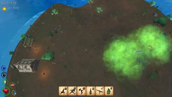 Иллюстрация уровня Archipelago Island Survival с деталями окружения