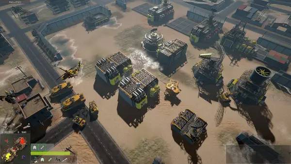 Иллюстрация уровня Armor Clash 3 с деталями окружения