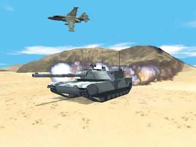 Иллюстрация уровня Armored Fist 3 с деталями окружения