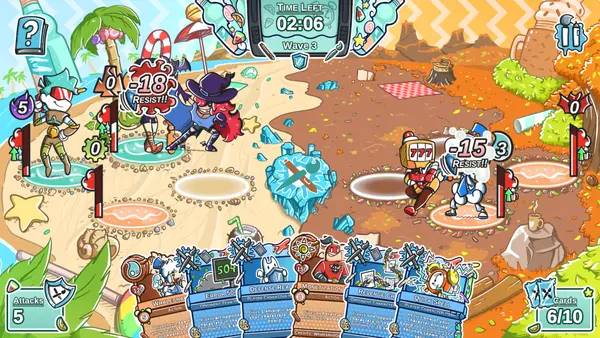 Иллюстрация уровня Art Fight Duel с деталями окружения