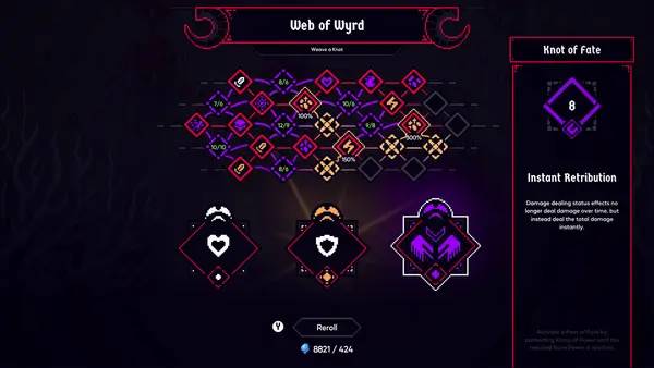 Иллюстрация уровня Asgard's Fall - Viking Survivors с деталями окружения