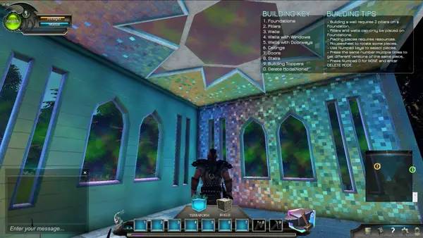 Иллюстрация уровня Astral Terra с деталями окружения