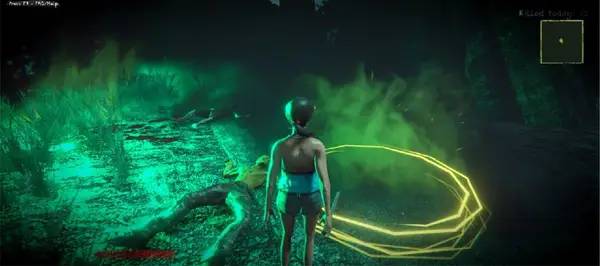 Иллюстрация уровня ATROFIL THE KEY с деталями окружения