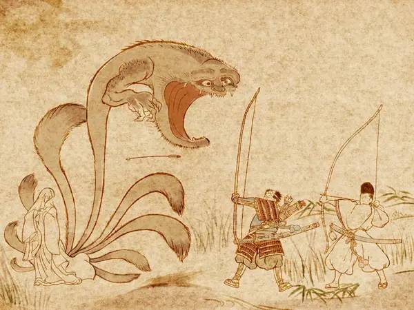 Иллюстрация уровня Ayakashibito с деталями окружения