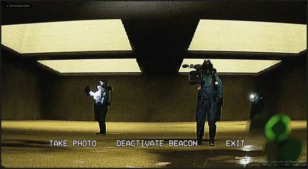 Иллюстрация уровня Backrooms Rec. с деталями окружения