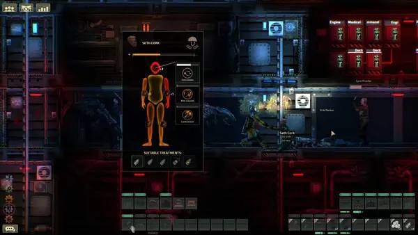 Иллюстрация уровня Barotrauma с деталями окружения
