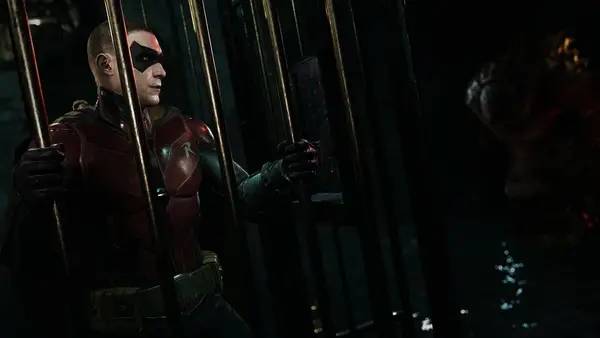 Иллюстрация уровня Batman Arkham VR с деталями окружения