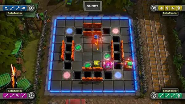 Иллюстрация уровня Battle Bolts с деталями окружения