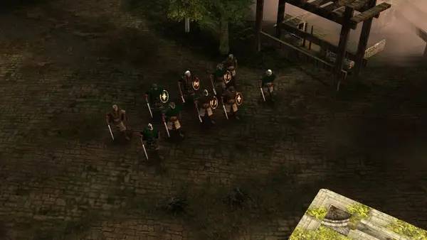 Иллюстрация уровня Battle for Middle-earth  Return of the Shadow с деталями окружения