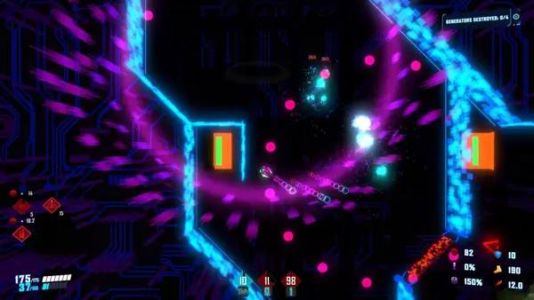 Иллюстрация уровня Beat The Machine Rebooted с деталями окружения