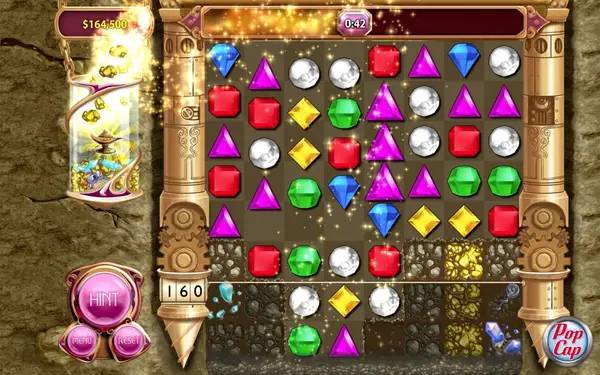 Иллюстрация уровня Bejeweled 3 с деталями окружения