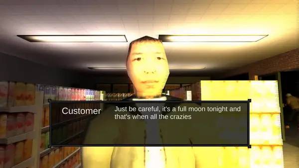 Иллюстрация уровня Bite Night с деталями окружения