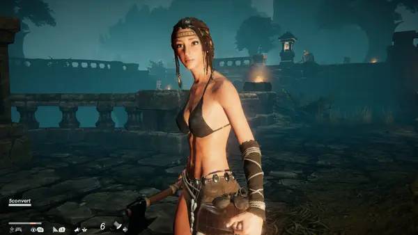 Иллюстрация уровня Blade Abyss с деталями окружения