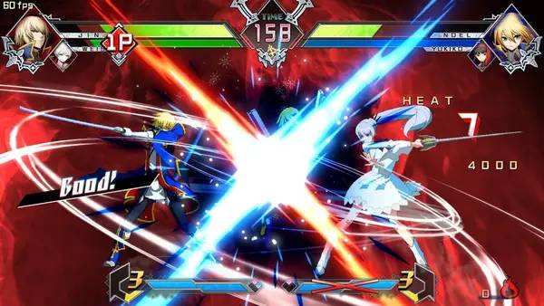 Иллюстрация уровня BlazBlue  Cross Tag Battle с деталями окружения