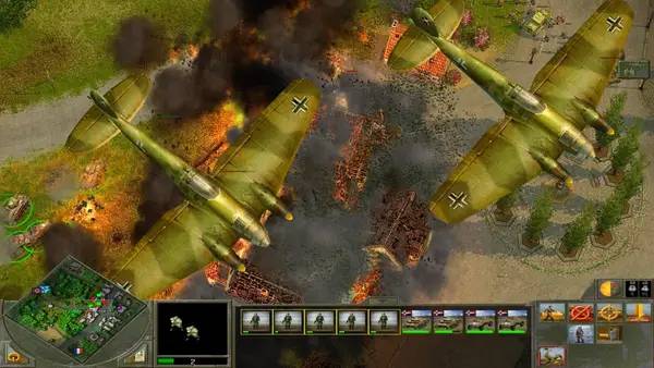 Иллюстрация уровня Blitzkrieg 2 с деталями окружения