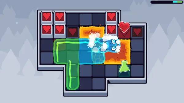 Иллюстрация уровня Blobun с деталями окружения