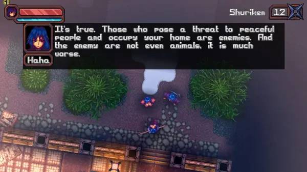 Иллюстрация уровня Blood Branched Sakura с деталями окружения