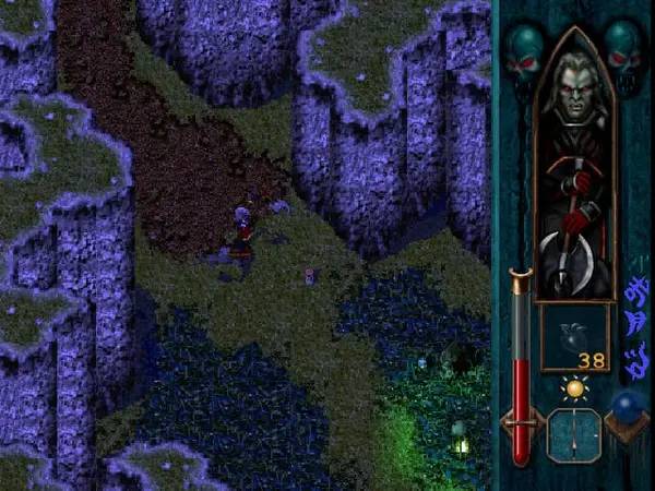 Иллюстрация уровня Blood Omen Legacy of Kain с деталями окружения