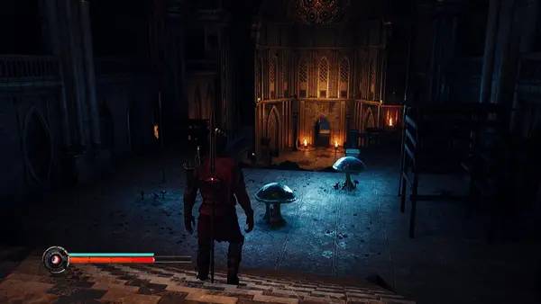 Иллюстрация уровня Blood Spear с деталями окружения