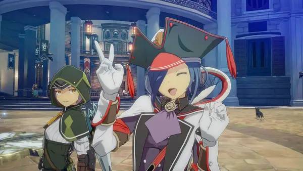 Иллюстрация уровня Blue Protocol с деталями окружения