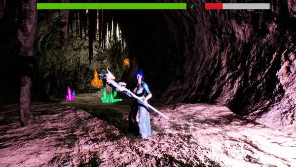 Иллюстрация уровня BlueBete с деталями окружения