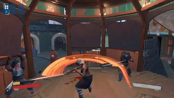 Иллюстрация уровня Boreal Blade с деталями окружения