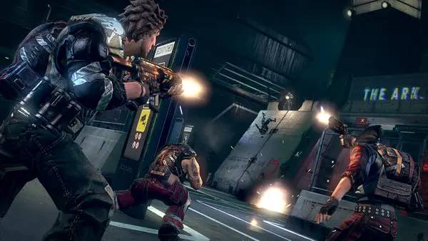 Иллюстрация уровня BRINK с деталями окружения