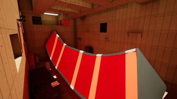 Иллюстрация уровня Bunny Hop League с деталями окружения