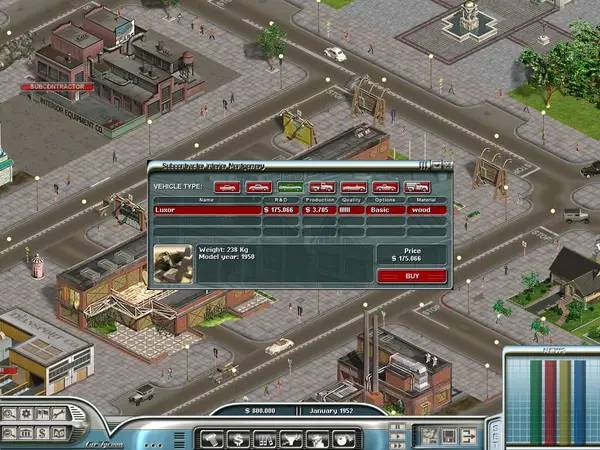 Иллюстрация уровня Car Tycoon с деталями окружения